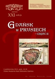 Gdańsk w Prusiech - aukcja
